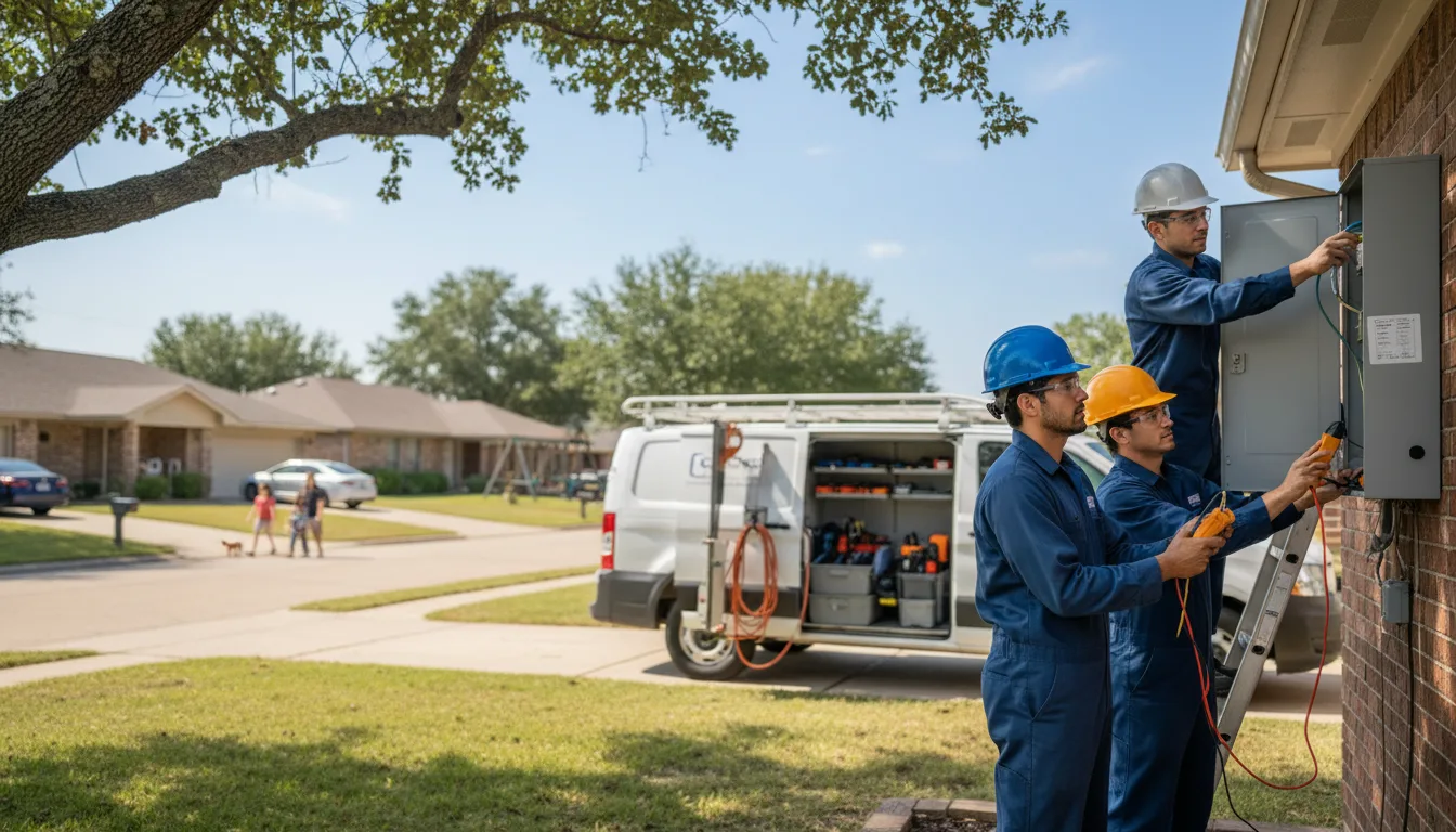 Certified electrician providing emergency electrical services in Kismet, KS